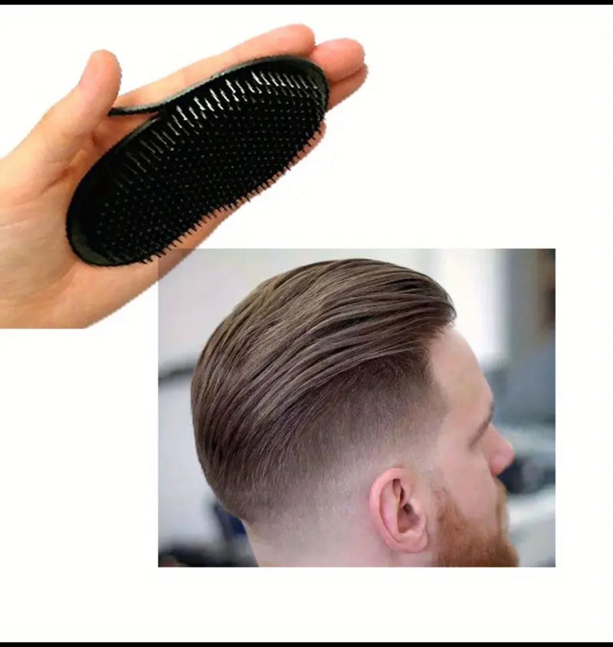 Hair Comb Finger Round Hair Brush ( Multy Colour )