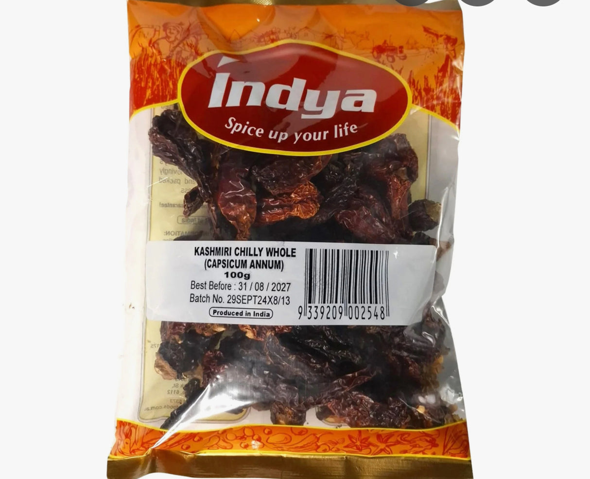 Kashmiri Chilli Whole 100Gm