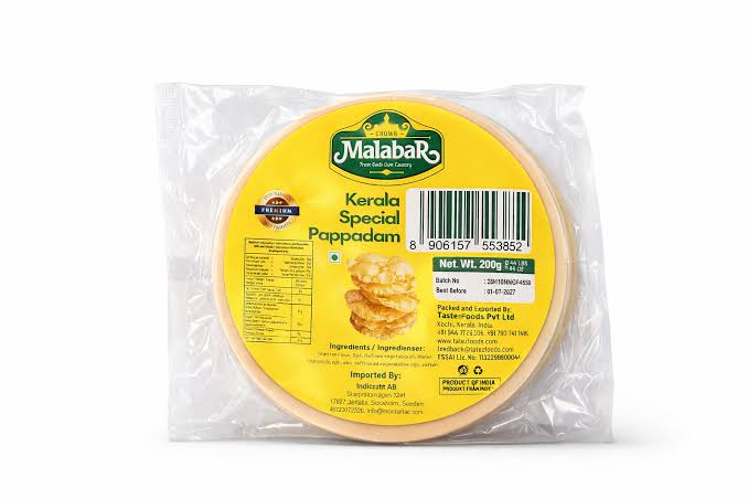 Pappadam Frozen 200GM ( Crown Malabar)