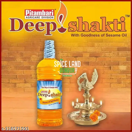 Lamp and Diya Oil (Pitambari)