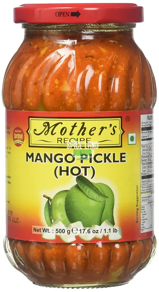 Mango Pickle Hot 500GM (MOTHERS)