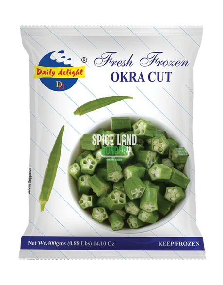 Okra Cut 400gm (Daily Delight)