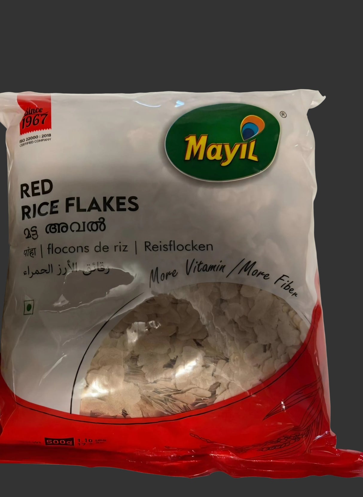 Matta red rice flakes 500gms(Mayil)