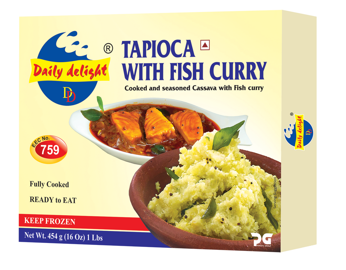 Tapioca with fish curry 454gm