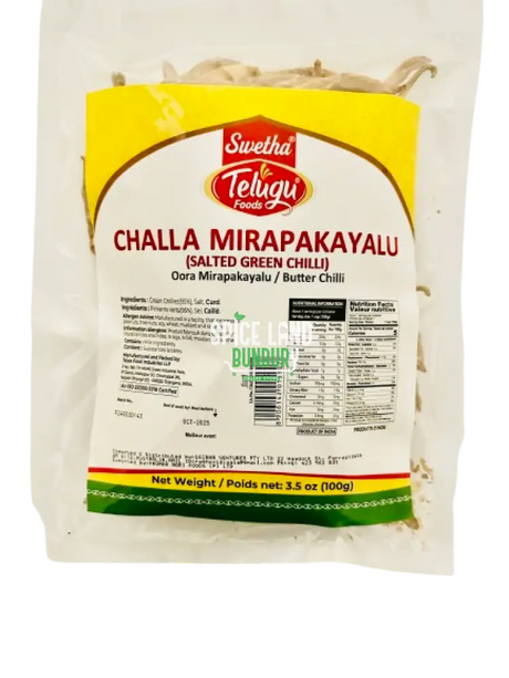 Salted Chilli (Kondattam) 100Gm